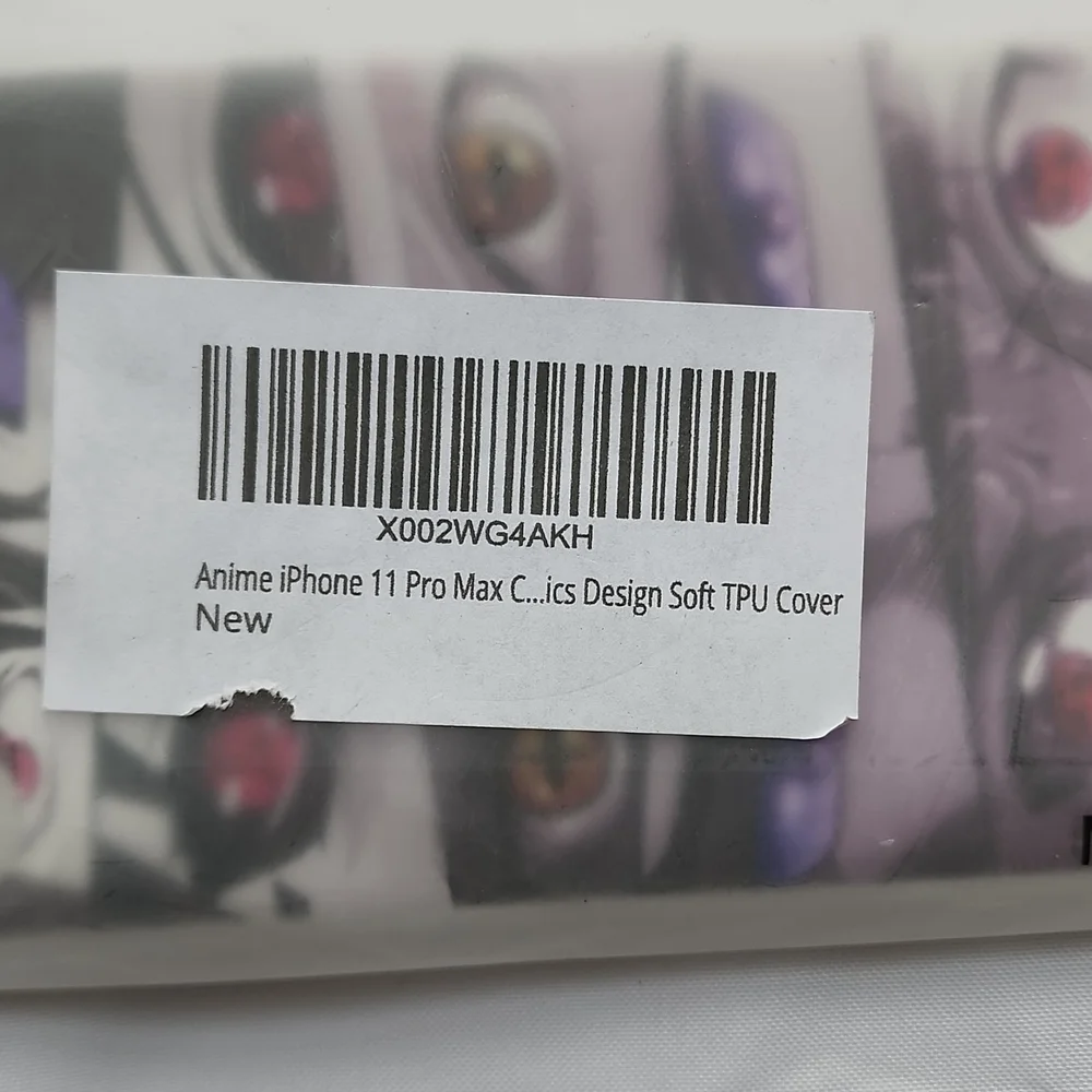 iPhone 11 Pro Max, New Protective Phone Case, 6.5 Anime Naruto Eyes